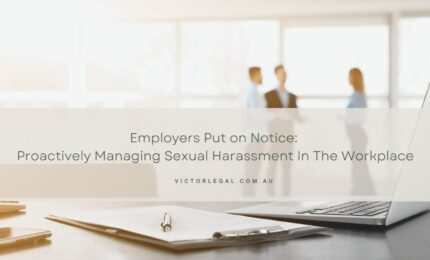 managing sexual harassment - Victor Legal